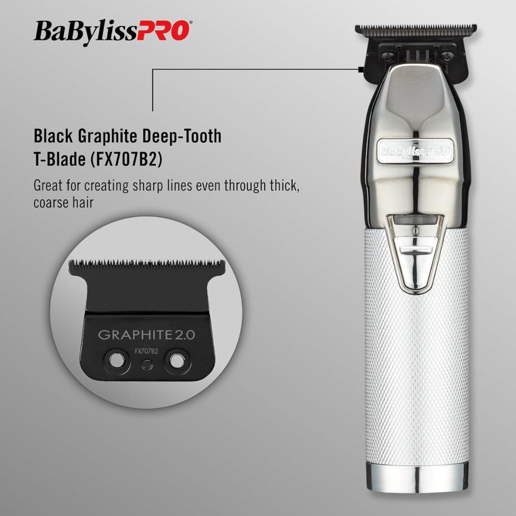 Babyliss Pro SILVERFX Professional Trimmer – Éléganza