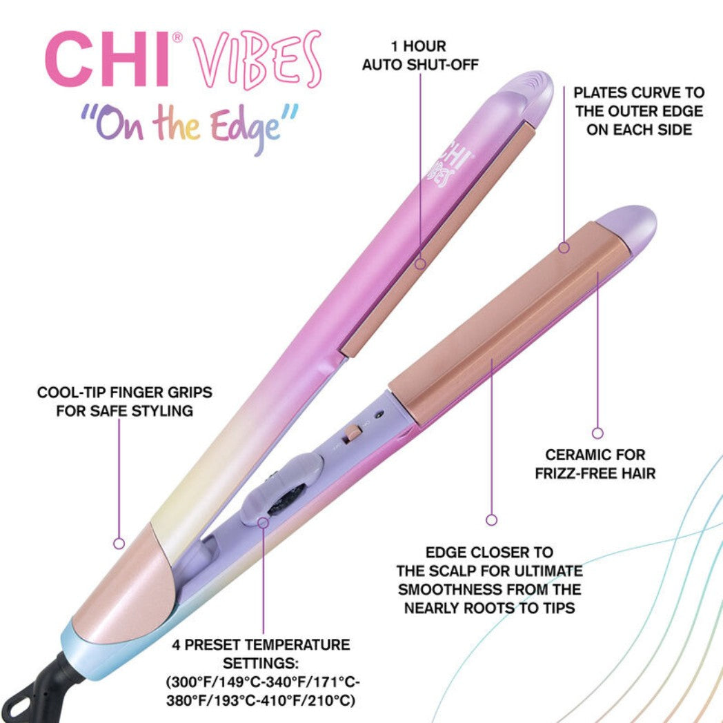 Chi - Vibes On The Edge Curved Flat Iron 1 