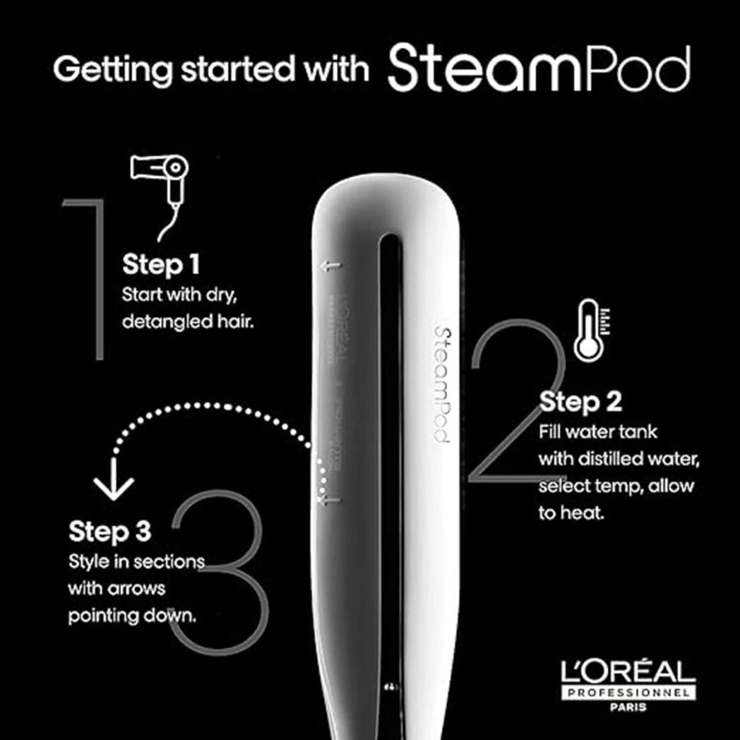 Flat Iron Steampod Deionised Water Steampod Hair Straightener