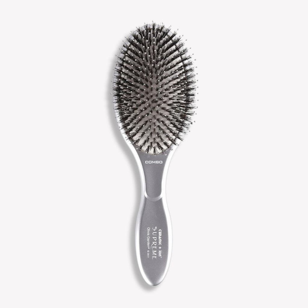 Olivia Garden Ceramic + Ion Supreme Combo With Boar Hair Brush